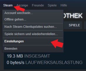 Steam: So könnt ihr ganz einfach eure Einstellungen öffnen