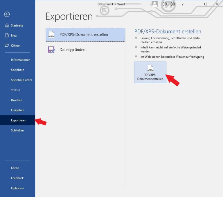 Pdf Erstellen In Microsoft Word So Geht S Technik Hauptstadt