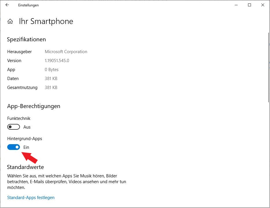 Windows 10: Schaltet den Punkt "Hintergrund-Apps" ganz einfach ab.
