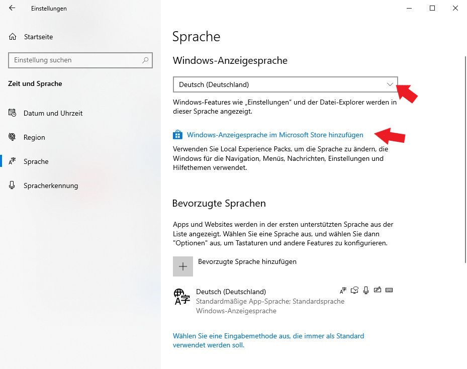 Windows 10: Hier könnt ihr einfach weitere Sprachen zu eurem System hinzufügen