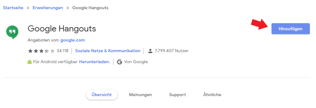 Google Chrome: App bzw. Erweiterung ganz einfach zum Browser hinzufügen