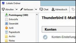 Mozilla Thunderbird bestehendes E-Mail Email Konto hinzufügen einrichten