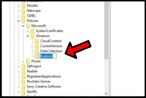 Windows 10 regedit Registrierungs-Ediotor navigieren Explorer