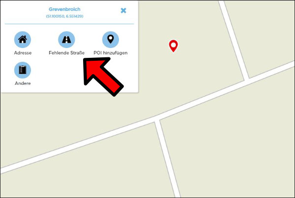 Apple Navigation Maps fehlende Straße hinzufügen melden