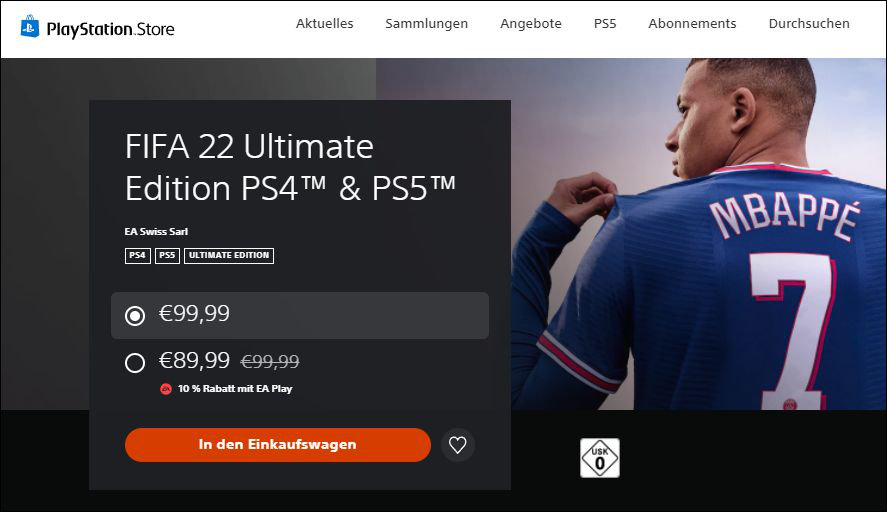 Fifa 22 Ulimate PS4 PS5