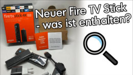 Fire TV Stick Lieferumfang Inhalt Liste