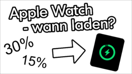 Apple Watch Akku laden